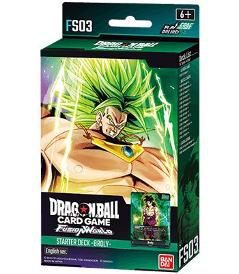 Dragon Ball Super Card Game: Fusion World - Broly (FS03) Starter Deck - 1