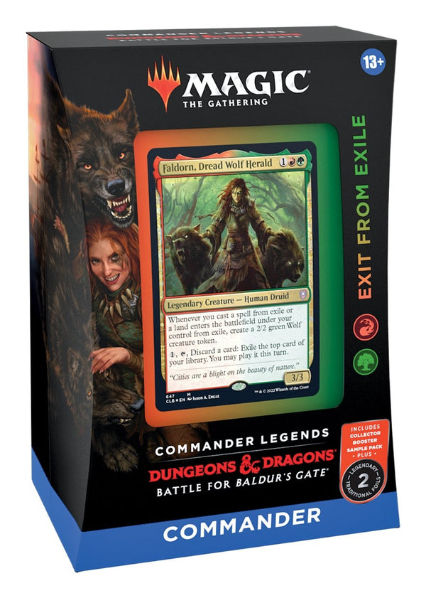 Magic The Gathering - Commander Legends Battle For Baldur's Gate Commander Deck - Exit From Exile - 1