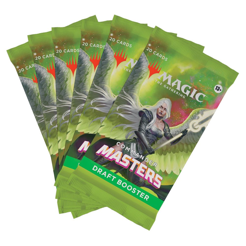 Magic The Gathering: Commander Masters 6 x Draft Boosters | Gathering Games Magic The Gathering: Commander Masters 6 x Draft Boosters | Gathering Games