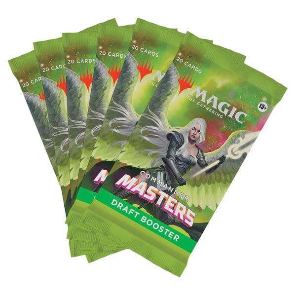 Magic The Gathering: Commander Masters 6 x Draft Boosters - 1
