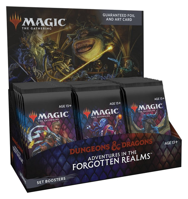 Magic The Gathering - D&D Adventures In The Forgotten Realms - Set Booster Box (30 Packs) - 1