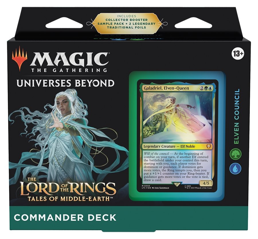 MTG Lord of the Rings Elven Council Commander Deck Gathering Games