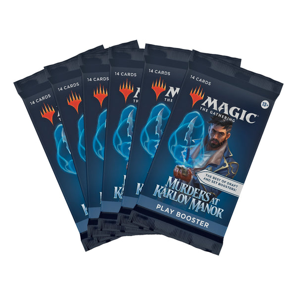 Magic The Gathering: Murders At Karlov Manor 6 x Play Booster Packs - 1