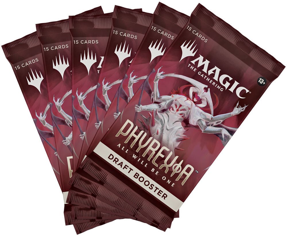 Magic The Gathering: Phyrexia All Will Be One - 6 x Draft Booster Pack | Gathering Games Magic The Gathering: Phyrexia All Will Be One - 6 x Draft Booster Pack | Gathering Games
