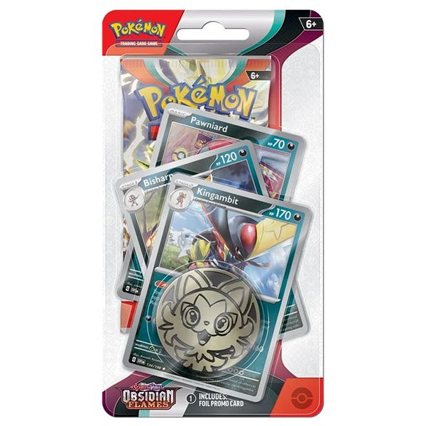 Pokemon TCG: Scarlet & Violet 3 Obsidian Flames - Premium Checklane Blister Kingambit - 1