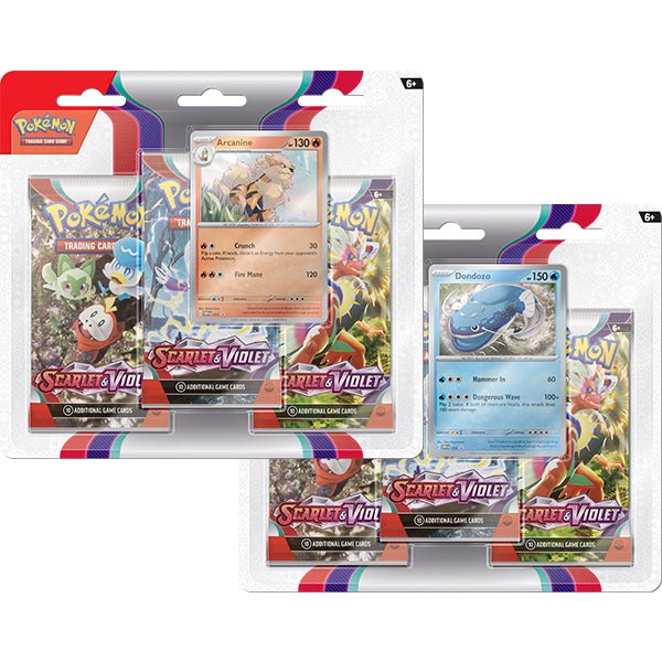 Pokemon TCG: Scarlet & Violet 3 Pack Booster - 1