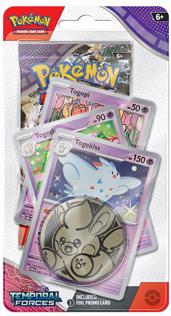 Pokemon TCG: Scarlet & Violet 5 - Temporal Forces Premium Checklane Blister - Togekiss - 1