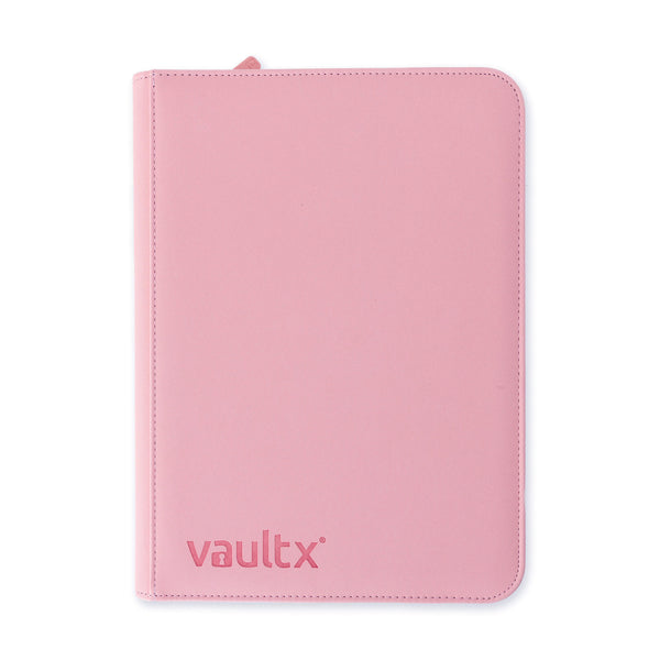 Vault X - 9-Pocket Exo-Tec Zip Binder - Just Pink - 1