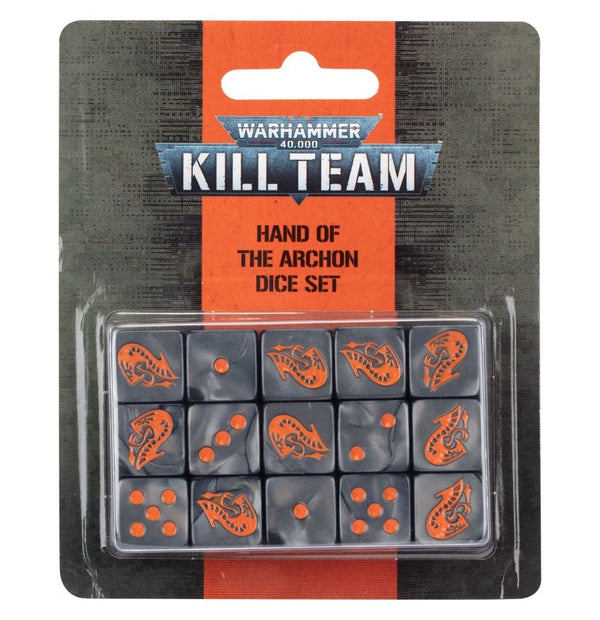 Warhammer 40K Kill Team: Hand of Archon Dice Set - 1