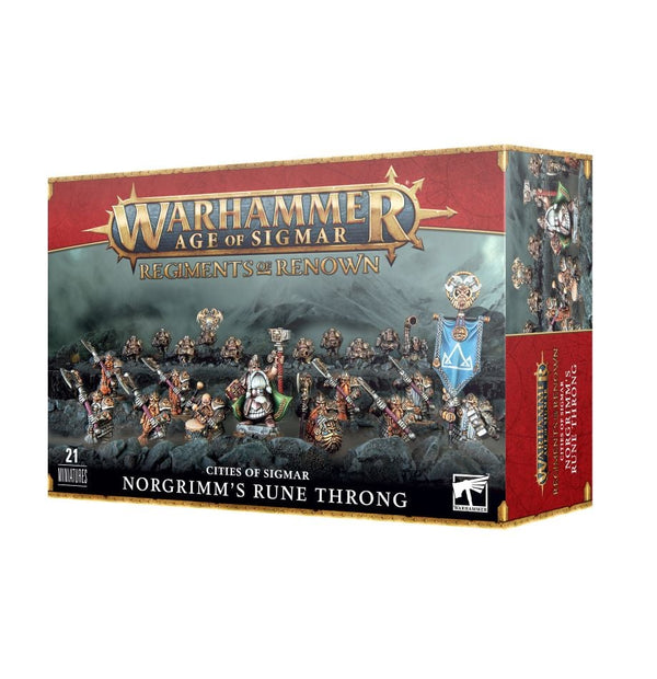 Warhammer Age Of Sigmar - Cities Of Sigmar - Regiments of Renown: Norgrimm's Rune Throng - 1