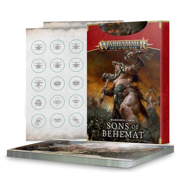 Warhammer Age of Sigmar- Sons of Behemat: Warscroll Cards - 1