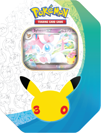 Pokemon TCG: 30th Celebration Sylveon ex Tin - 1