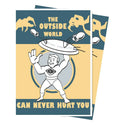 Ultra PRO - Fallout: Vault Boy - The Outside World Apex Deck Protector Sleeves (105ct) - 2