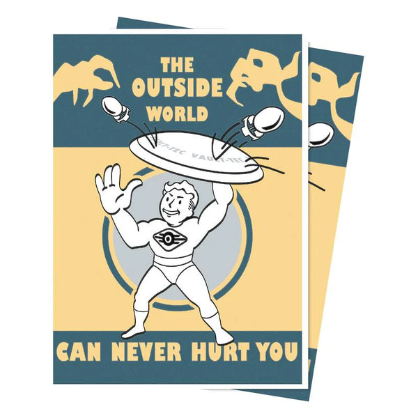 Ultra PRO - Fallout: Vault Boy - The Outside World Apex Deck Protector Sleeves (105ct) - 2
