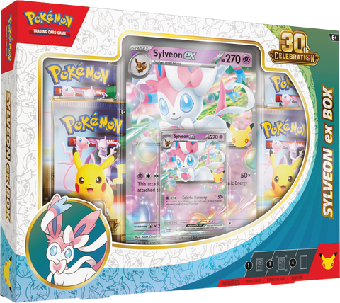 Pokemon TCG: 30th Celebration Sylveon ex Box