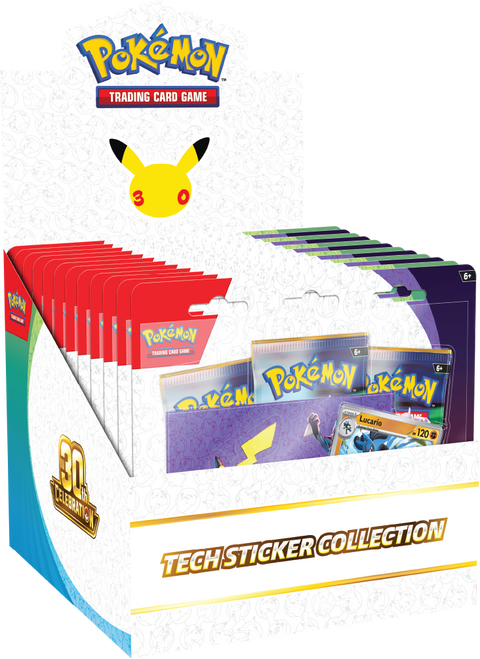 Pokemon TCG: 30th Celebration Tech Stickers Collection