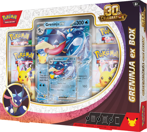 Pokemon TCG: 30th Celebration Greninja ex Box