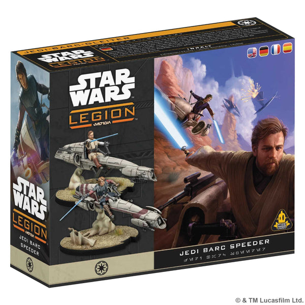 Star Wars: Legion - Jedi General on BARC Speeder - 1