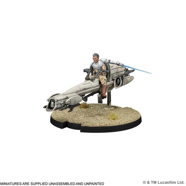 Star Wars: Legion - Jedi General on BARC Speeder - 4