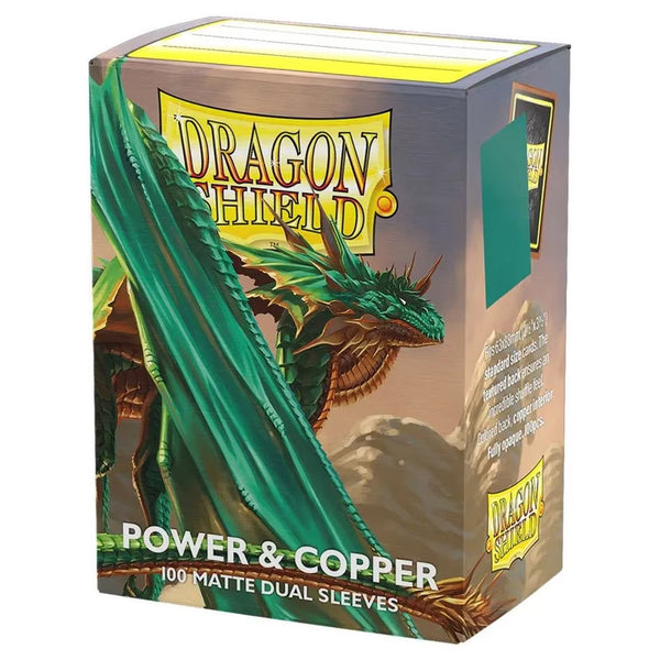 Dragon Shield: Dual Matte Sleeves - Power & Copper - Standard Size (100) - 1