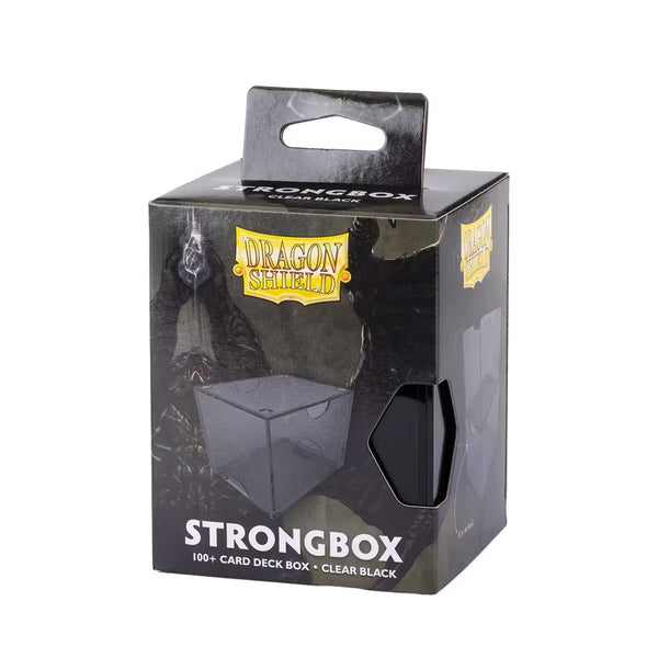 Dragon Shield: Strongbox 100+ Card Deck Box - Clear Black - 1