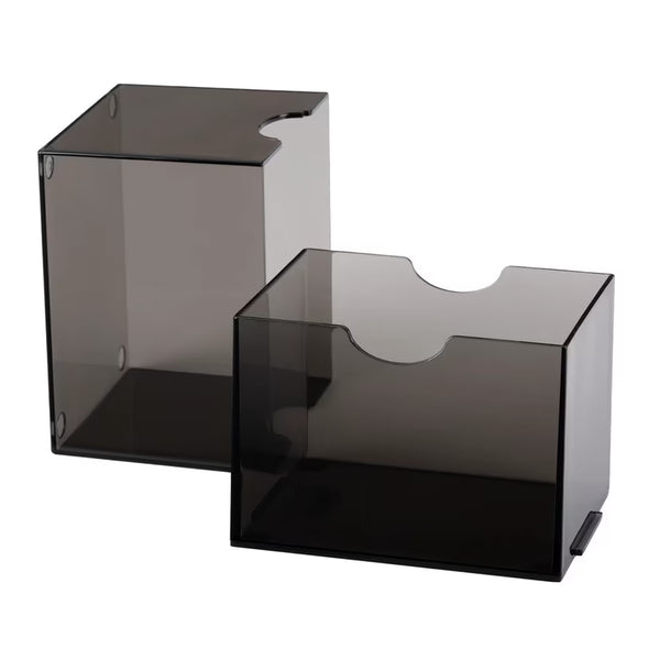 Dragon Shield: Strongbox 100+ Card Deck Box - Clear Black - 2