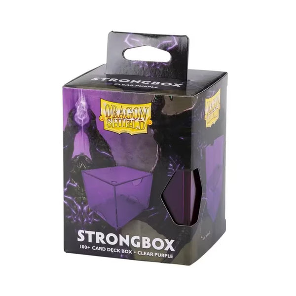 Dragon Shield: Strongbox 100+ Card Deck Box - Clear Purple - 1