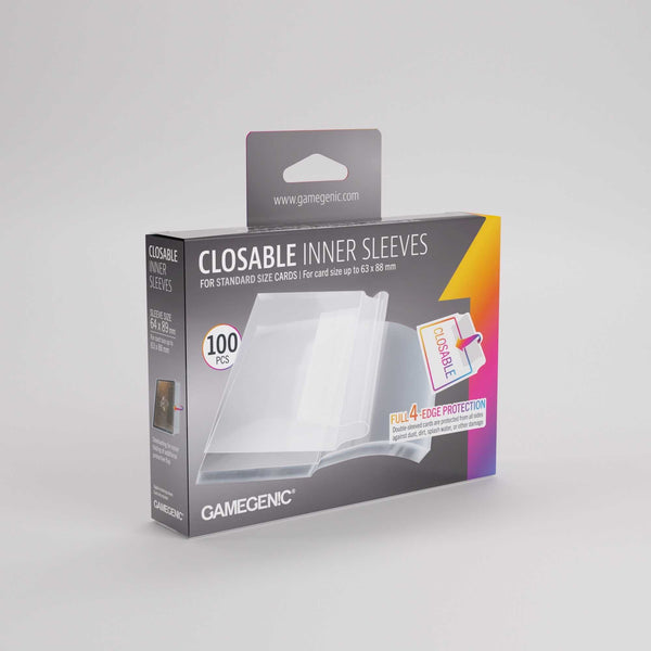 Gamegenic Closable Inner Sleeves 64x89 (100 ct.) - 5
