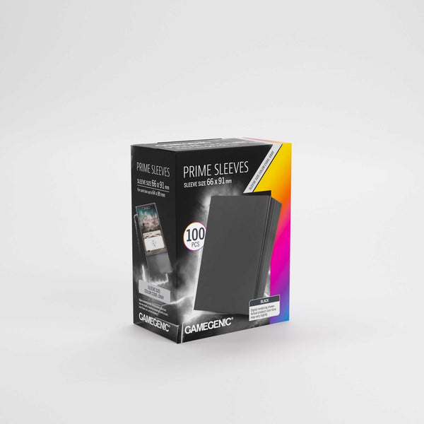 Gamegenic Prime Sleeves Black 66x91 (100 ct.) - 2