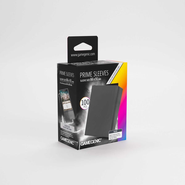 Gamegenic Prime Sleeves Black 66x91 (100 ct.) - 5