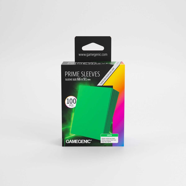 Gamegenic Prime Sleeves Green 66x91 (100 ct.) - 4