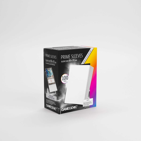 Gamegenic Prime Sleeves White 66x91 (100 ct.) - 2