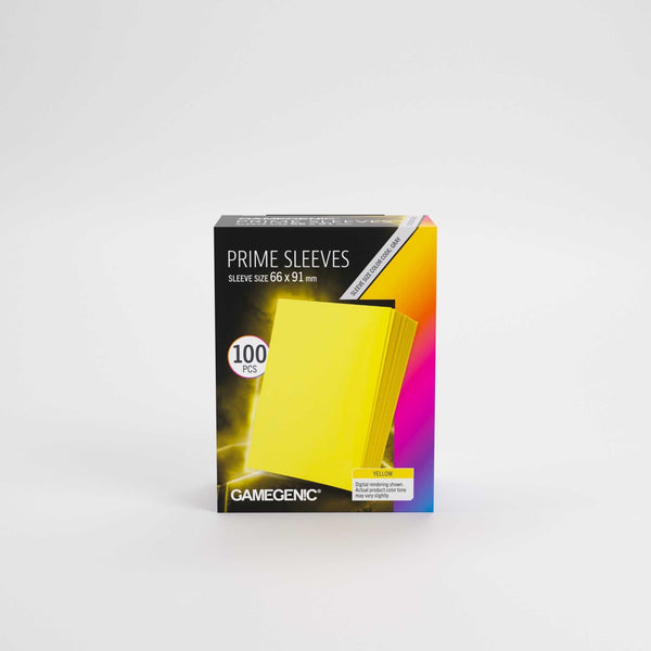 Gamegenic Prime Sleeves Yellow 66x91 (100 ct.) - 1
