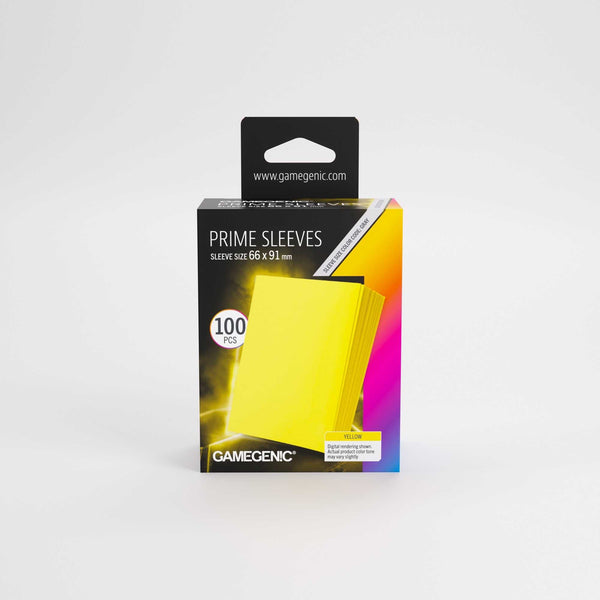 Gamegenic Prime Sleeves Yellow 66x91 (100 ct.) - 4