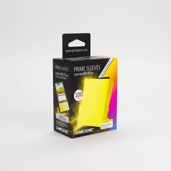 Gamegenic Prime Sleeves Yellow 66x91 (100 ct.) - 5