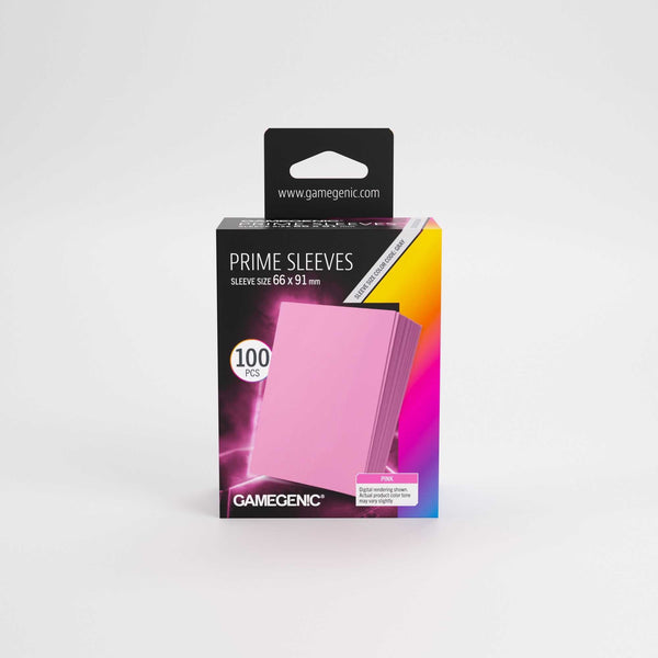 Gamegenic Prime Sleeves Pink 66x91 (100 ct.) - 4