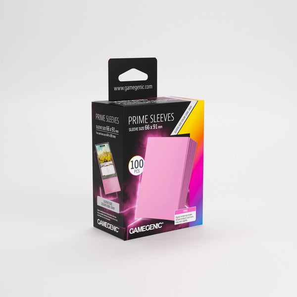 Gamegenic Prime Sleeves Pink 66x91 (100 ct.) - 5