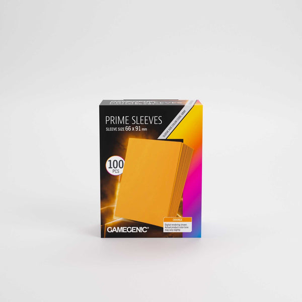 Gamegenic Prime Sleeves Orange 66x91 (100 ct.) - 1