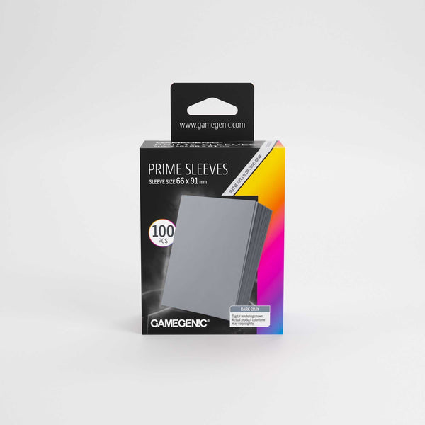 Gamegenic Prime Sleeves Dark Gray 66x91 (100 ct.) - 4