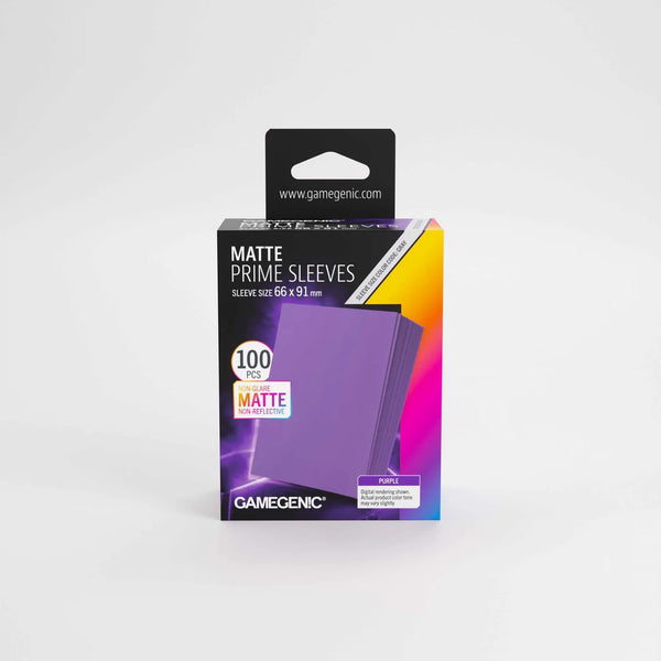 Gamegenic Matte Prime Sleeves Purple 66x91 (100 ct.) - 1