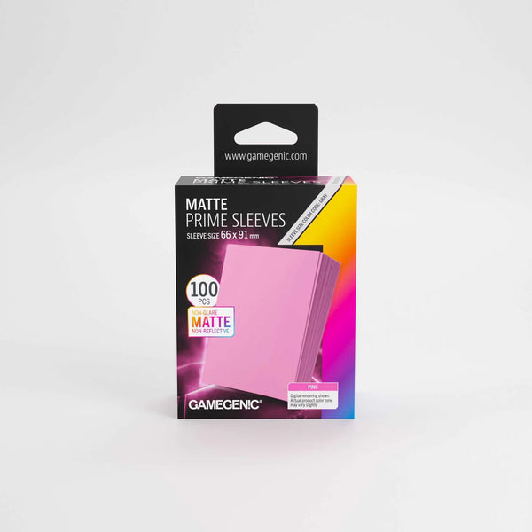 Gamegenic Matte Prime Sleeves Pink 66x91 (100 ct.) - 1