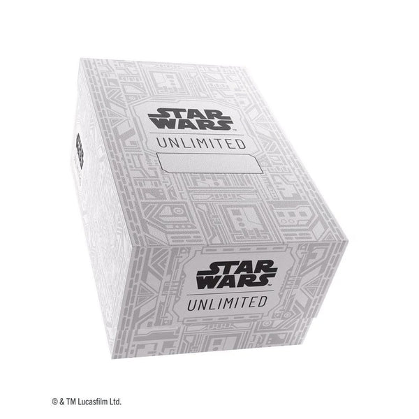 Gamegenic - Star Wars: Unlimited Double Soft Crate - Unlimited Pattern White - 1