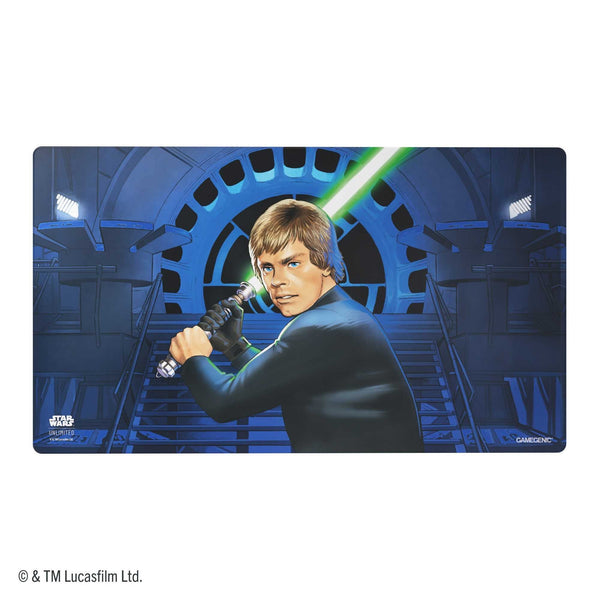 Gamegenic - Star Wars: Unlimited - Jedi Luke Skywalker & Emperor Palpatine Double-Sided Game Mat - 1