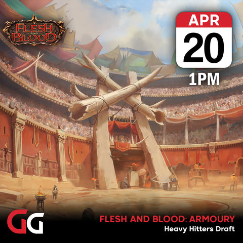 Flesh and Blood TCG: Armoury Event - Heavy Hitters Draft | 20th April 2024 | Skipton