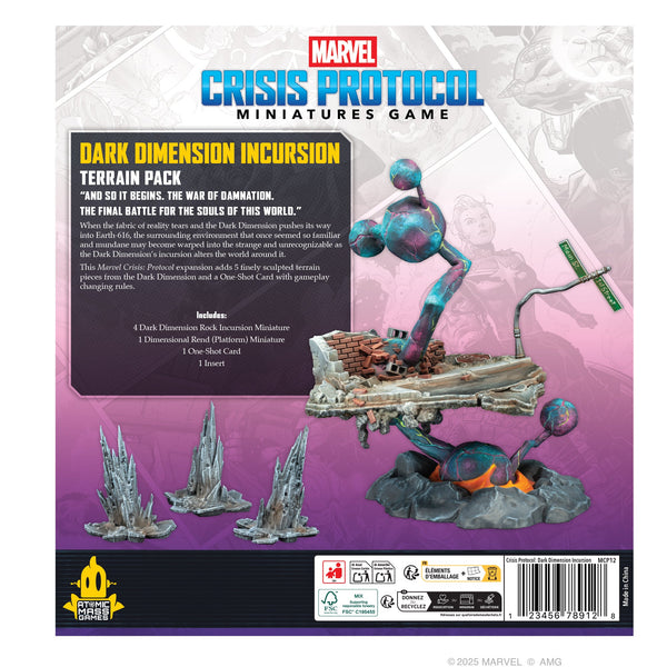 Marvel: Crisis Protocol - Dark Dimension Incursion Terrain Pack - 4