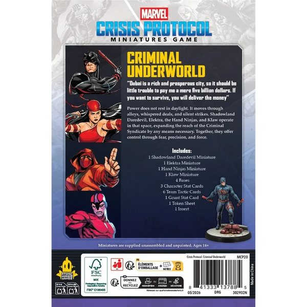 Marvel: Crisis Protocol - Criminal Underworld Character Pack - 4