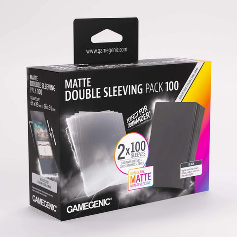 Gamegenic - Matte Double Sleeving Pack 66x91mm (100 count)