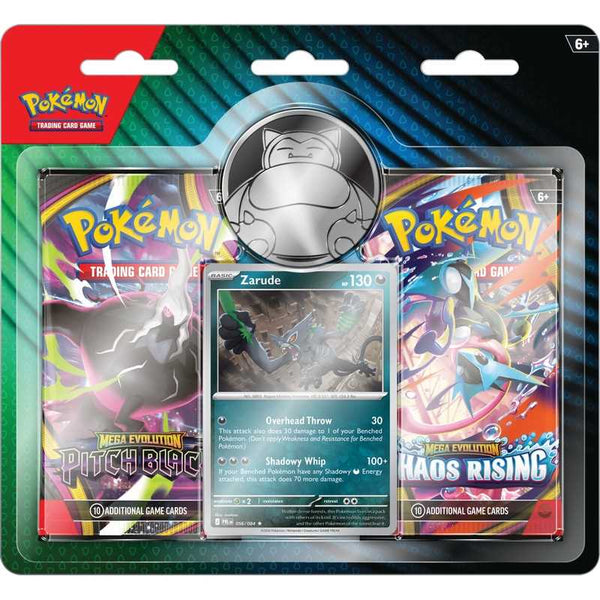 Pokemon TCG: Mega Evolution - Zarude 2-Pack Blister Pack - 1