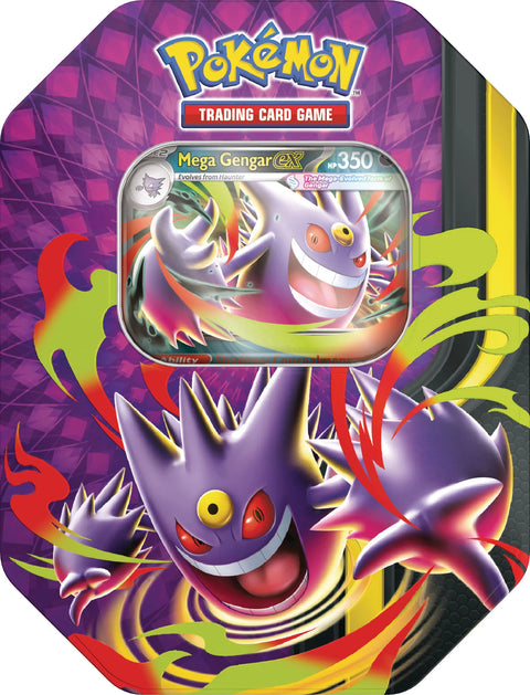 Pokemon TCG: Mega Moonlit Tin - Mega Gengar ex