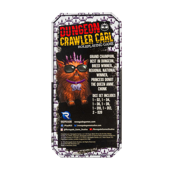 Dungeon Crawler Carl RPG: Princess Donut’s Enchanted Crown of the Sepsis Whore Dice Set - 4